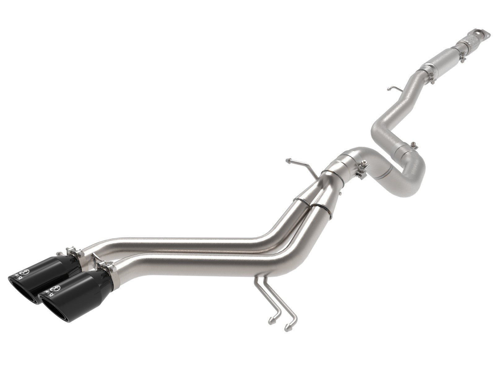 Takeda 2-1/2 IN to 3 IN 304 Stainless Steel Cat-Back Exhaust System Hyundai Veloster 13-17 L4-1.6L (t)