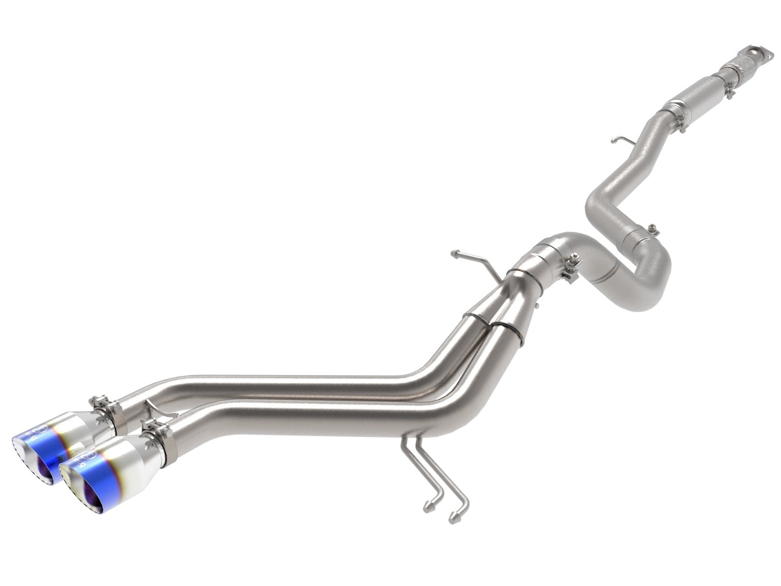 Takeda 2-1/2 IN to 3 IN 304 Stainless Steel Cat-Back Exhaust System Hyundai Veloster 13-17 L4-1.6L (t)