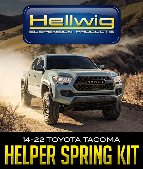 HELLWIG SUSPENSION PRODUCTS EZ-990 HELPER SPRING KIT: 2014–2022 TOYOTA TACOMA