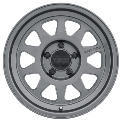 Method MR316 17x8.5 0mm Offset 5x5 71.5mm CB Gloss Titanium Wheel - 0