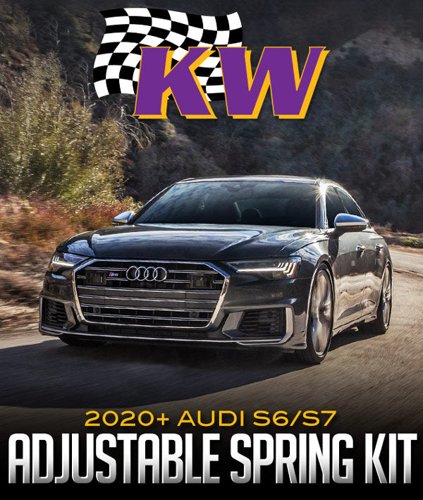 KW height adjustable springs for Audi S6