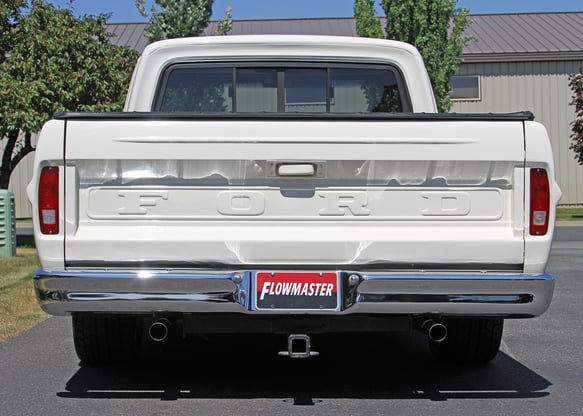 FLOWMASTER 67-72 FORD F100 W/O SIDE TANK. DOR/S AMT