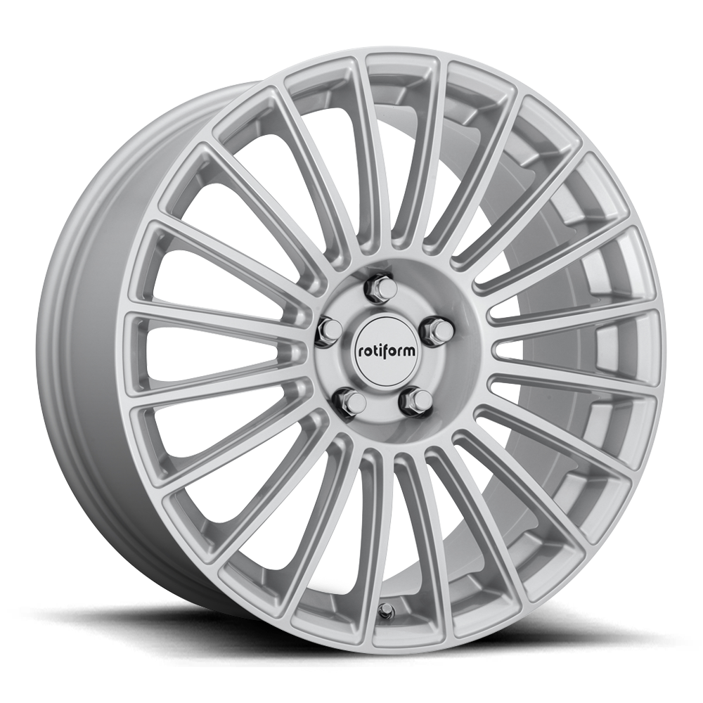 Rotiform R153 BUC Wheel 18x8.5 5x112 45 Offset - Gloss Silver