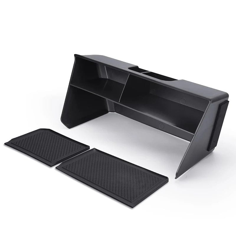 Black Central Armrest Storage Box Glove Organizer Tray for VW Golf 8 MK8  GTI 19+
