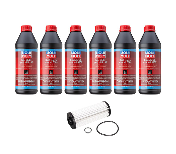 DQ381 DSG 7 Speed Transmission Filter Kit With Liqui-Moly Fluid