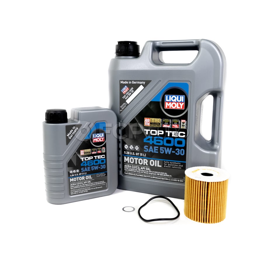 Volvo Oil Change Kit 5W30 - Liqui Moly 1275810KT7