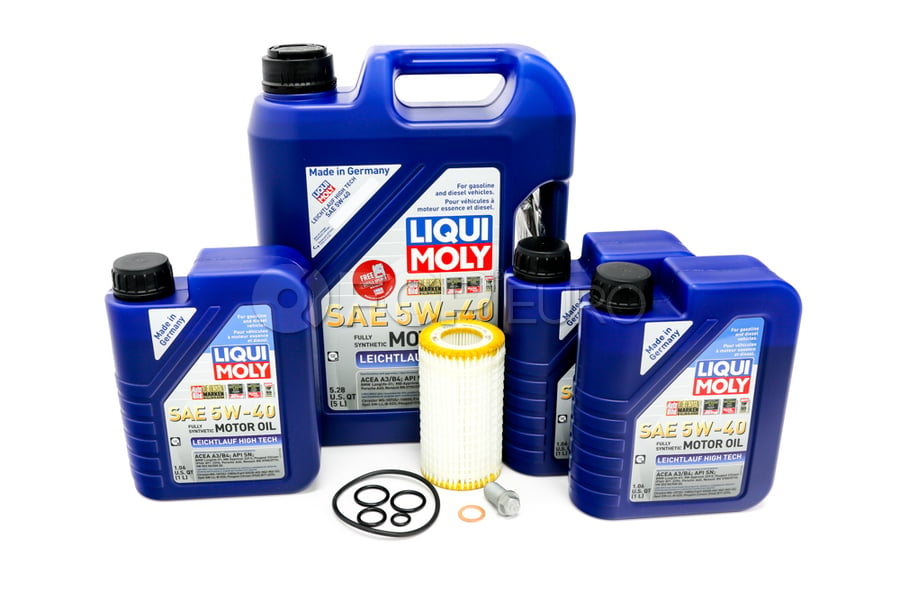 Mercedes Oil Change Kit 5W-40 - Liqui Moly 0001802609.7L