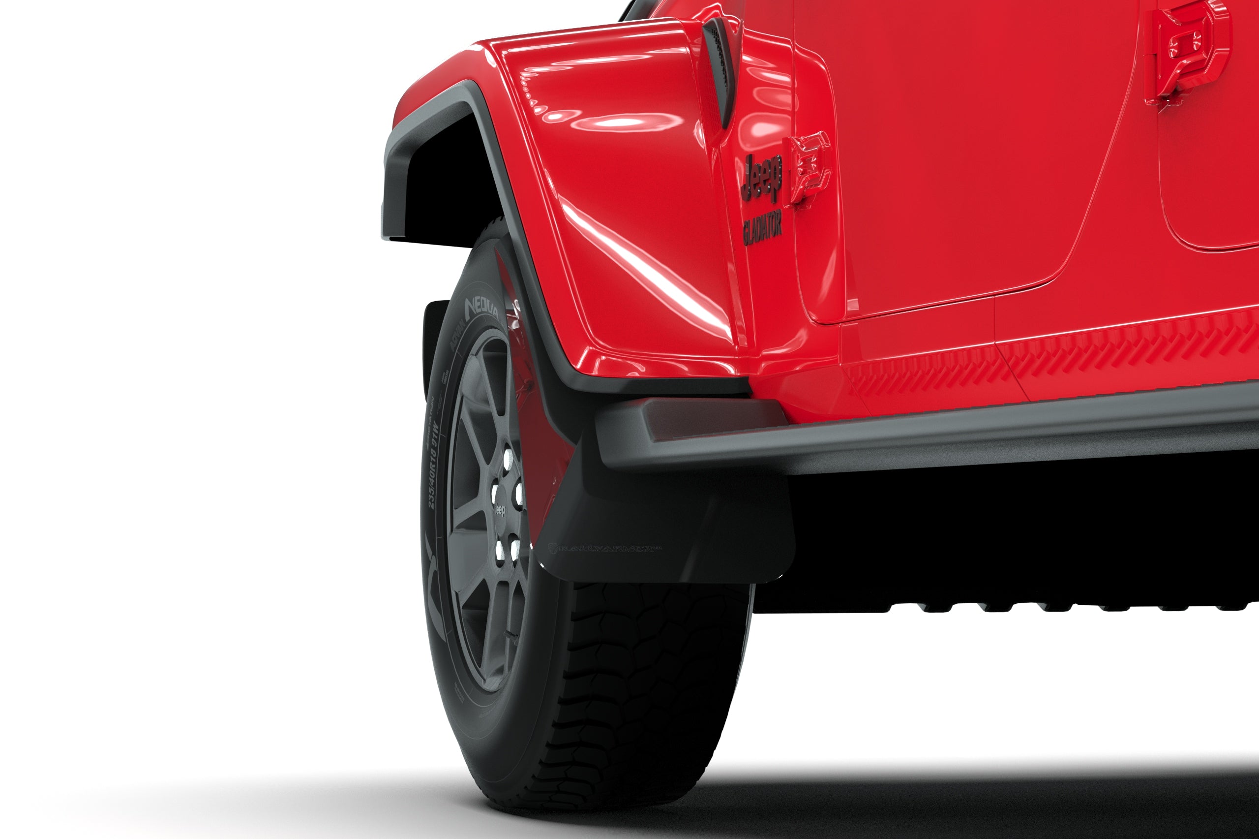 RALLY ARMOR MUD FLAPS: 2019–2022 JEEP JT GLADIATOR