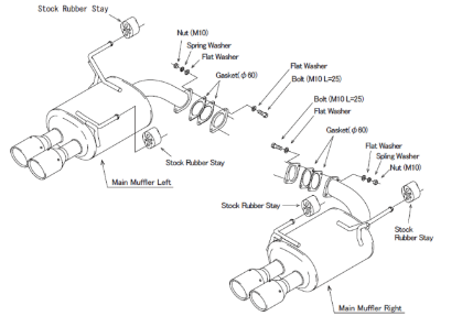 HKS LEGAMAX Premium VBH WRX S4 (Main) 2022+ SUBARU WRX Rear Section Only