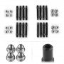 APEX 75MM M12 BMW 4 LUG HEX HEAD STUD KIT - SILVER