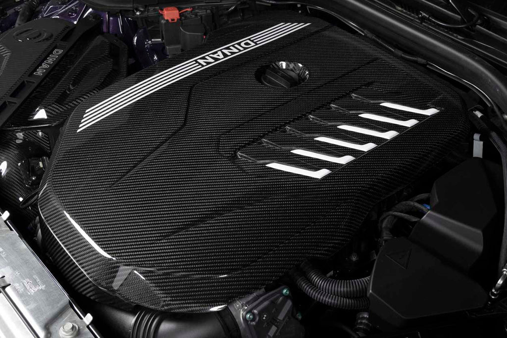 Dinan Gloss Carbon Fiber Engine Cover - BMW / G2X / G4X / B58 | D590-0003