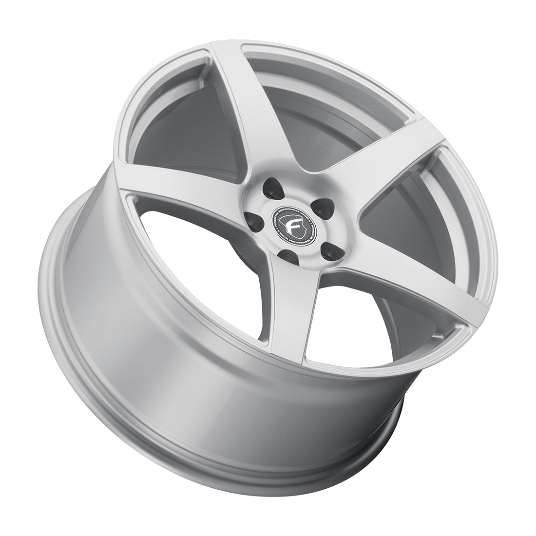 Forgestar CF5 20x9.5 / 5x114.3 BP / ET29 / 6.4in BS Gloss Silver Wheel