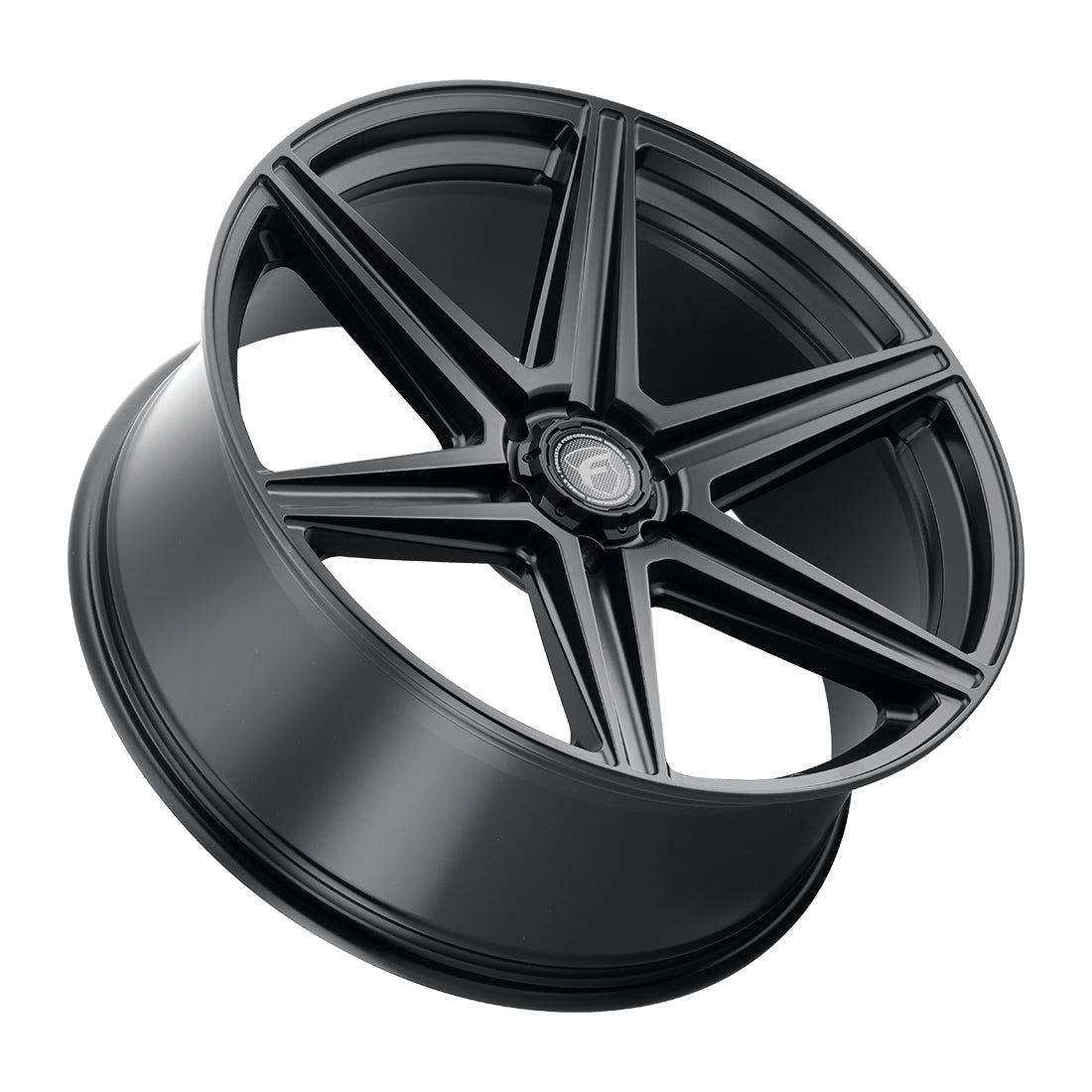 Forgestar X6 24x10 / 6x135 BP / ET25 / 6.5in BS Satin Black Wheel