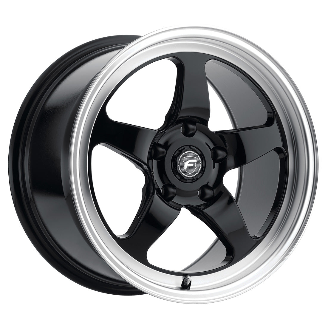 Forgestar D5 Drag 15x10 / 5x114.3 BP / ET50 / 7.5in BS Gloss Black Wheel