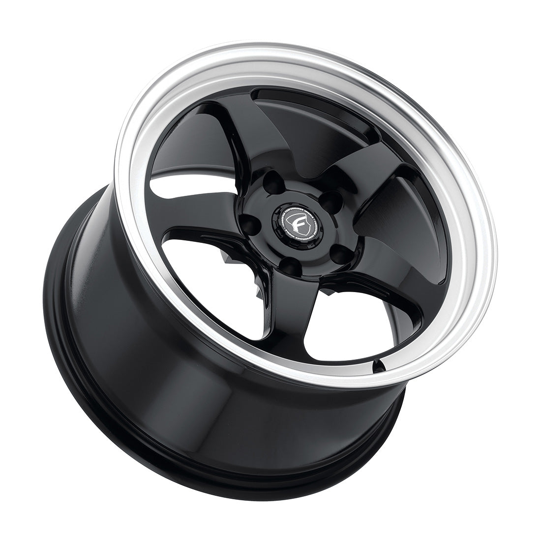 Forgestar D5 18x10 / 5x120.65 BP / ET25 / 6.5in BS Gloss Black Wheel