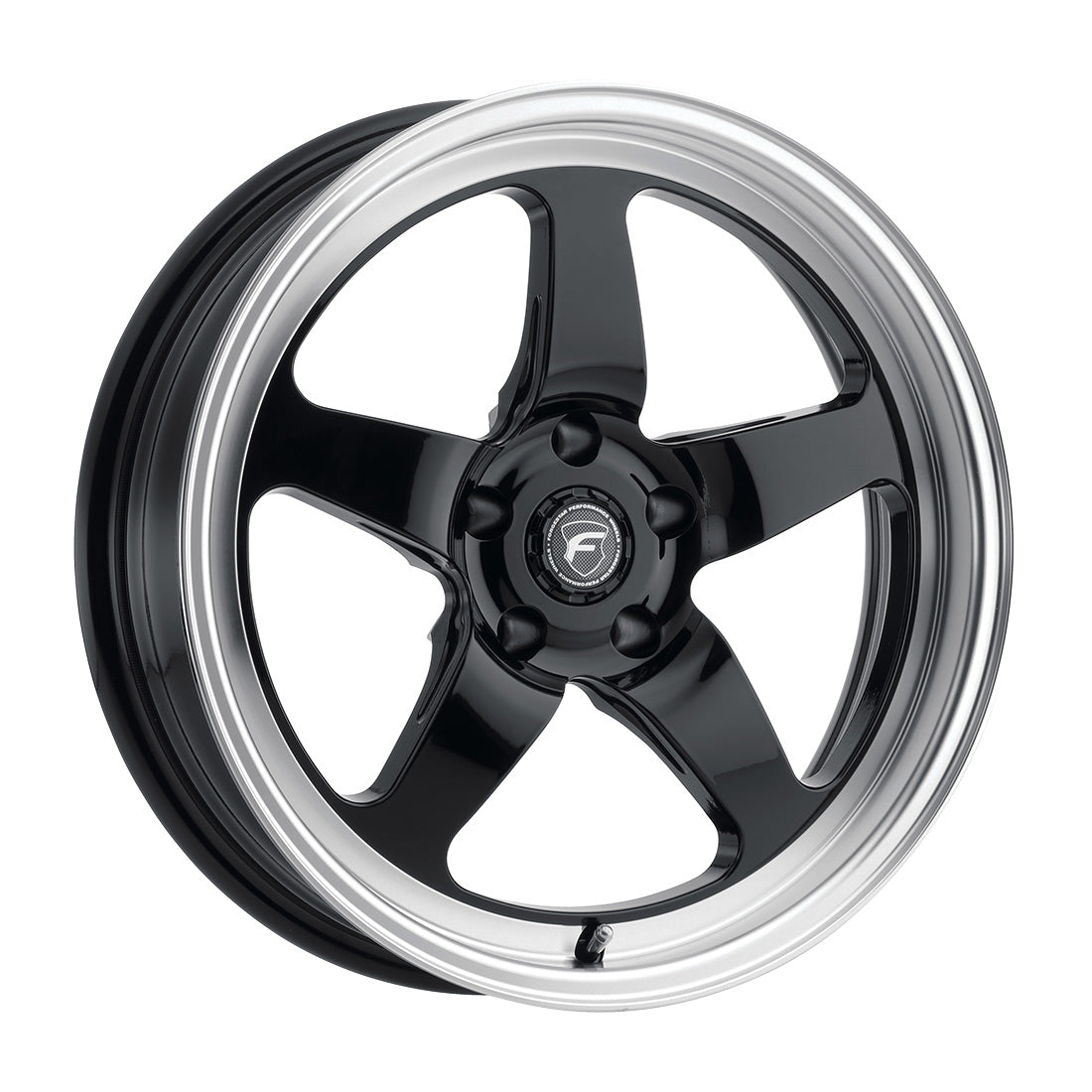 Forgestar D5 Drag 18x5.0 / 5x115 BP / ET-37 / 1.5in BS Gloss Black Wheel