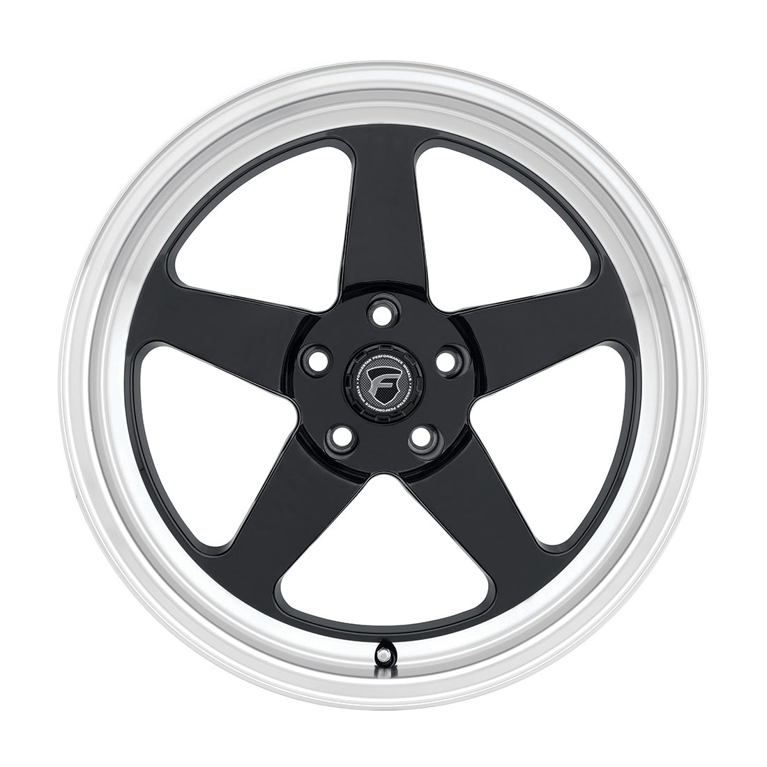 Forgestar D5 Drag 17x4.5 / 5x120.65 BP / ET-26 / 1.8in BS Gloss Black Wheel - 0