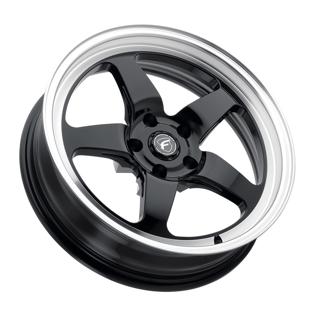 Forgestar D5 Drag 17x4.5 / 5x120.65 BP / ET-26 / 1.8in BS Gloss Black Wheel