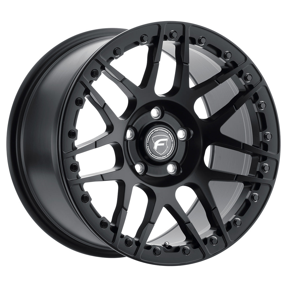 Forgestar F14 Beadlock 15x10 / 5x114.3 BP / ET25 / 6.5in BS Satin Black Wheel