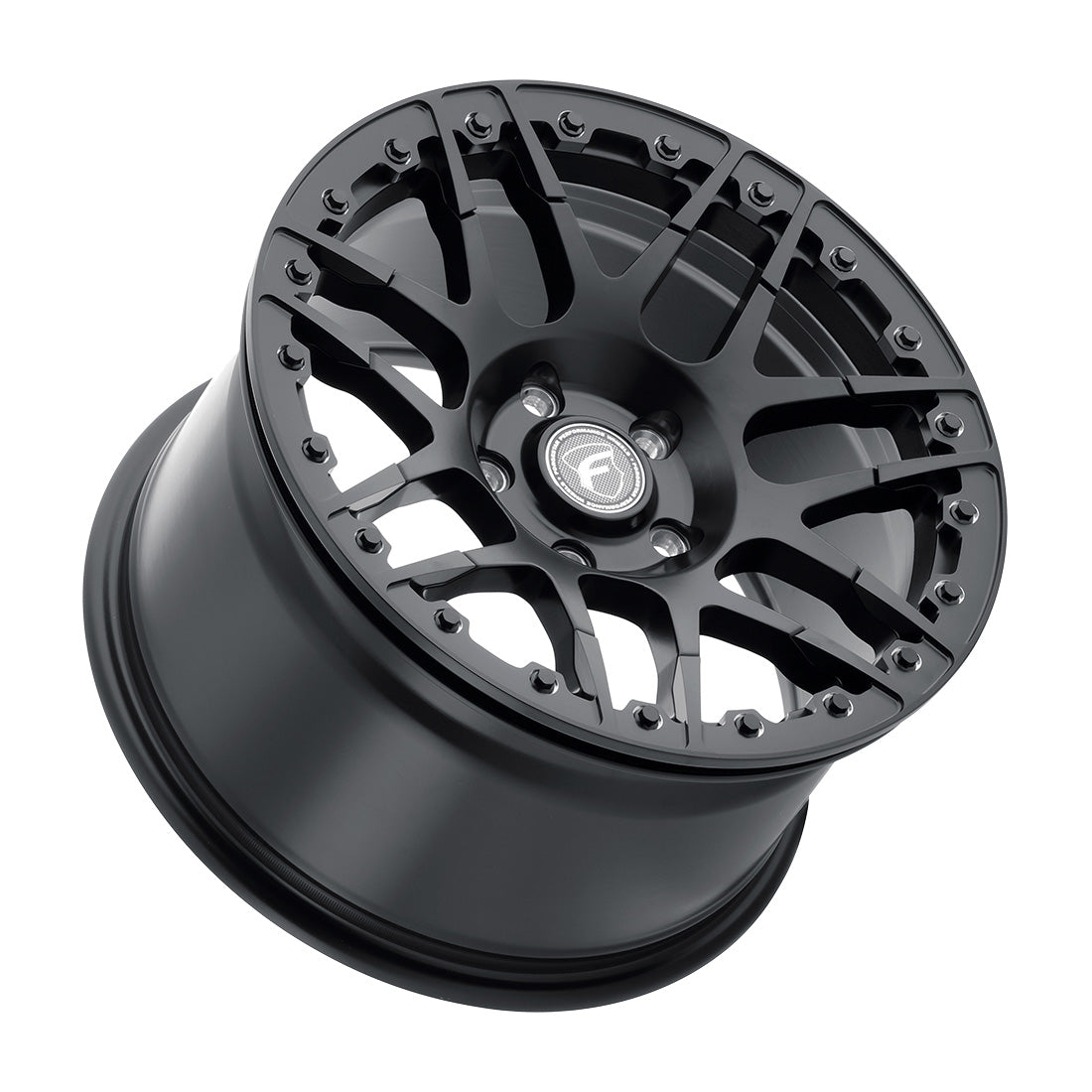 Forgestar F14 Beadlock 15x10 / 5x114.3 BP / ET25 / 6.5in BS Satin Black Wheel