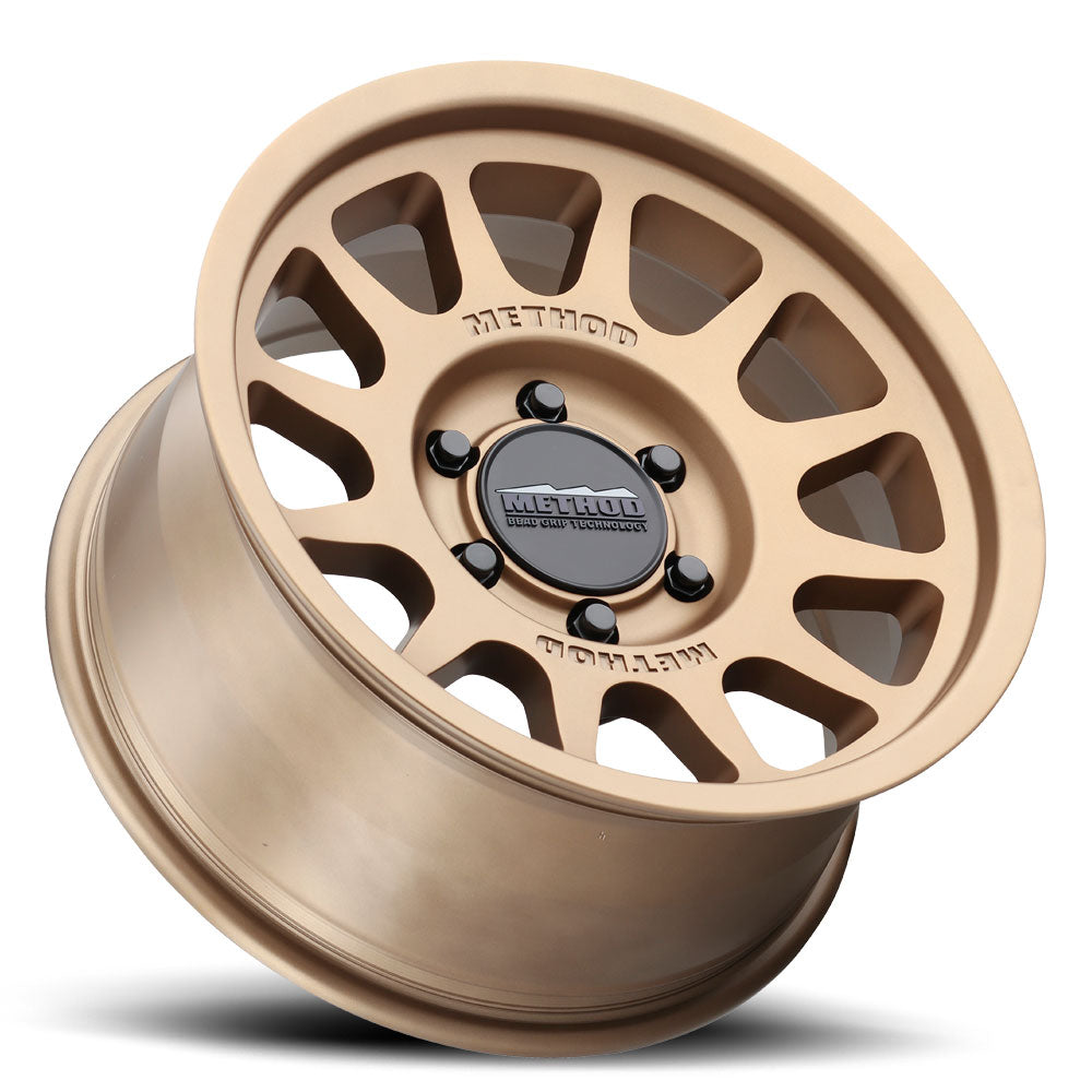 Method MR703 16x6.5 +90mm Offset 6x180 138.9mm CB Gloss Method Bronze Wheel