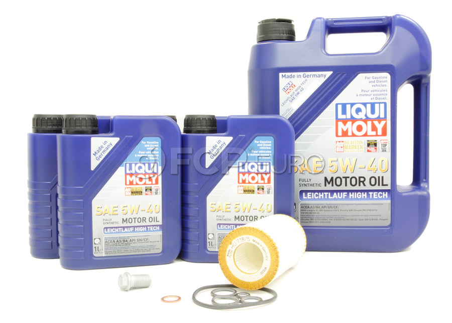 Mercedes Oil Change Kit 5W-40 - Liqui Moly 0001802609.9L