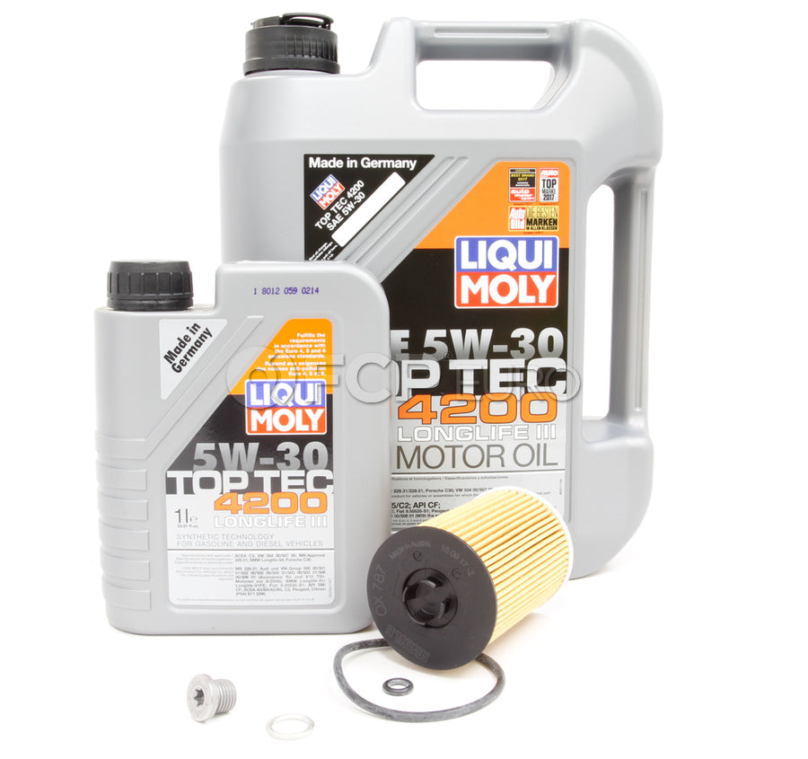 VW Oil Change Kit (5W30) - Liqui Moly KIT-523259