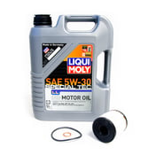 Mini 5W30 Oil Change Kit - Liqui Moly/Purflux 11427622446KT3