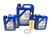 Porsche Engine Oil Change Kit (5W-40) - Liqui Moly/Mahle 99610722560KT2