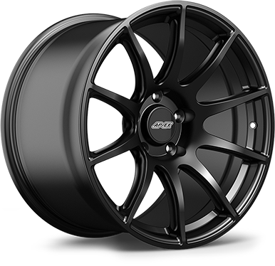 APEX SM-10 17 X 8.5 +43 5 X 112 CB57.1 SATIN BLACK