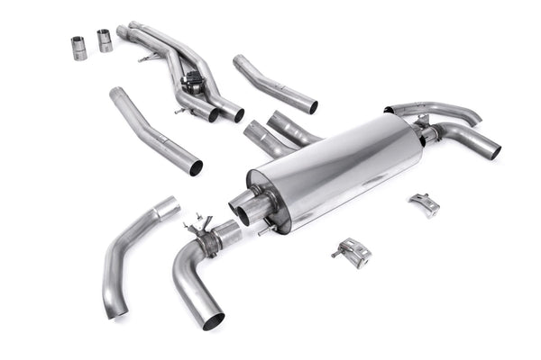 Milltek 3" Front Pipe Back Exhaust System (Fits To OE Tailpipes) - Audi / 4.0T / 4M / SQ7